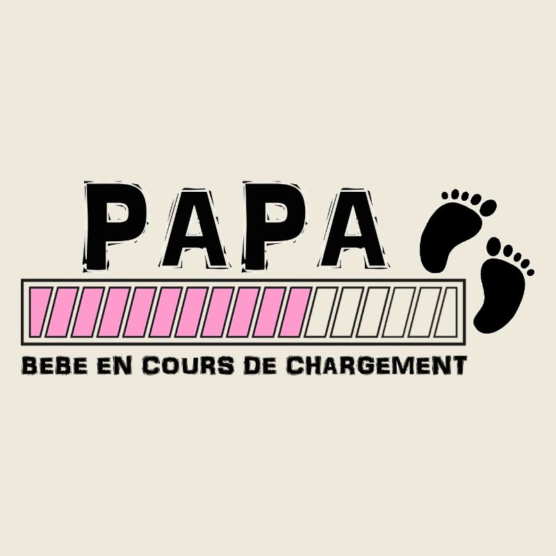 bébé en cours de chgt papa rose