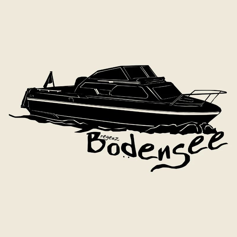 Motorboot schwarz