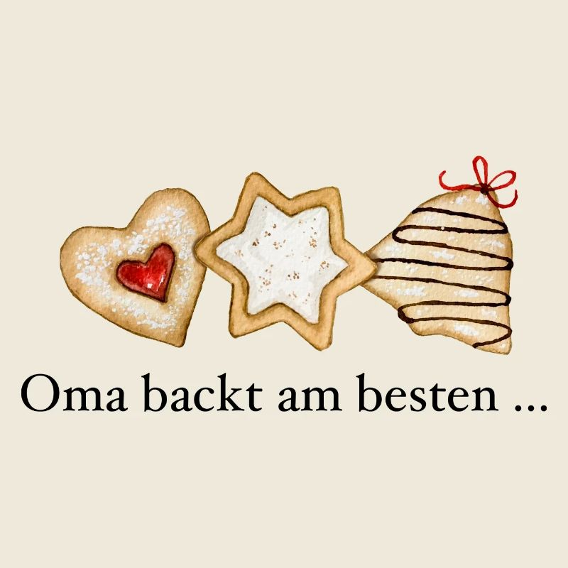 Weihnachten - Plätzchen, Oma backt am besten