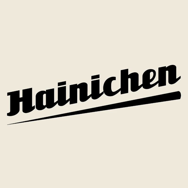 Hainichen - Conception de texte avec des noms de villes