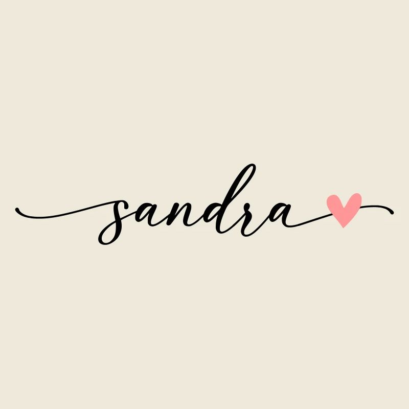 Sandra Name Calligraphy Font