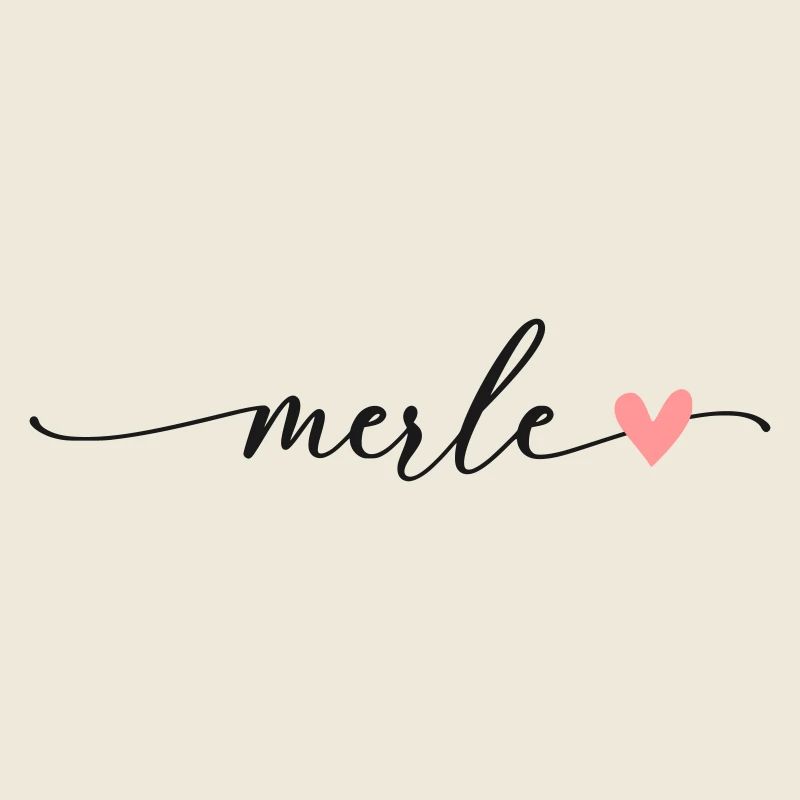 Merle Name Calligraphy Font