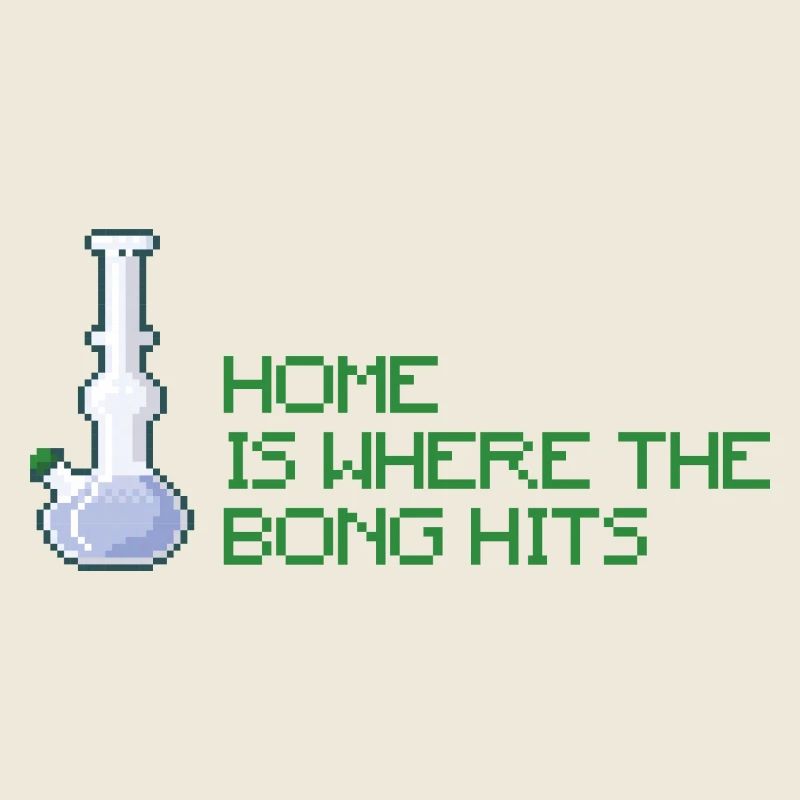 La maison est l’endroit où le Bong Hits Tee