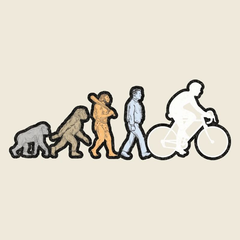 Vélo Evolution Blanc Grunge