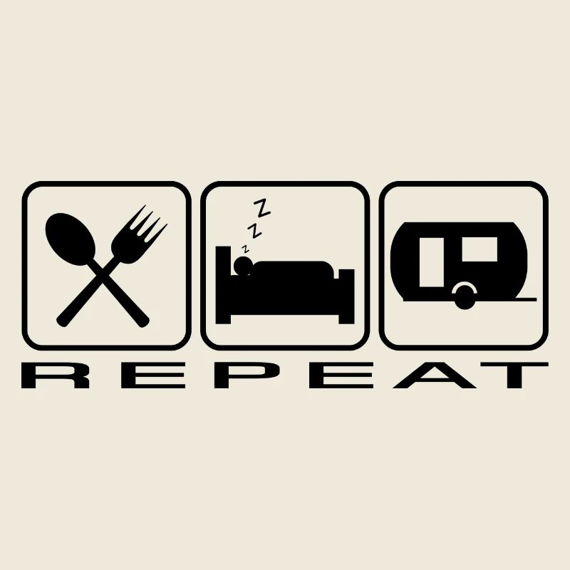 eat sleep camp repeat