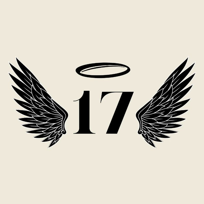Numéro 17 ange - 17e anniversaire ailes