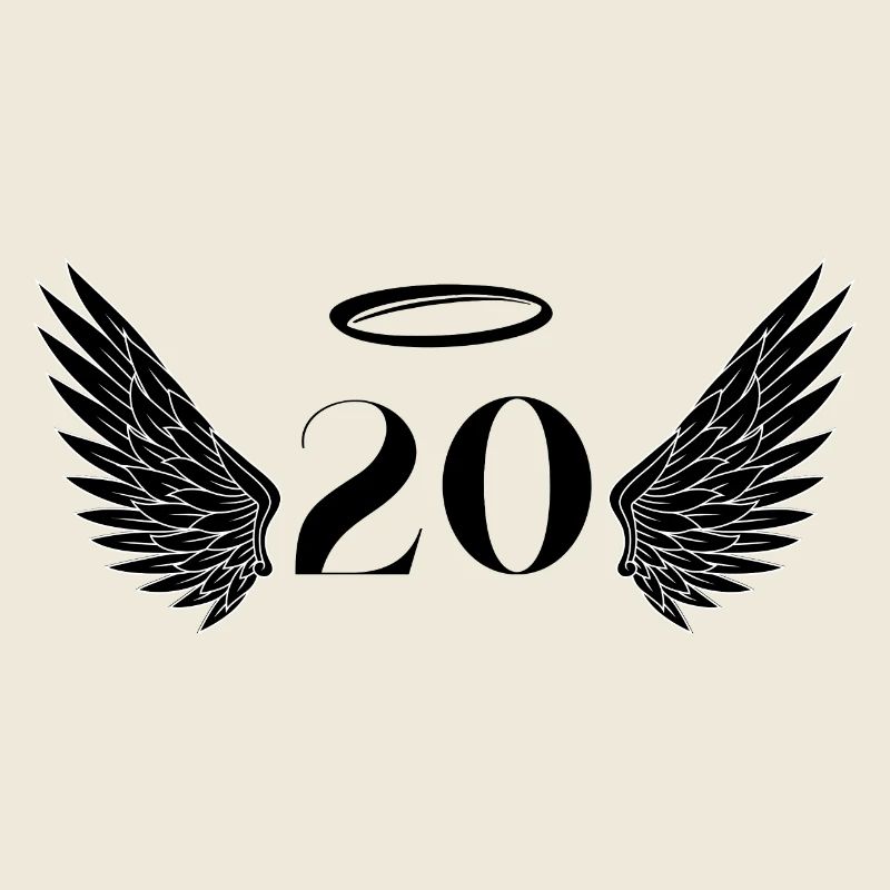 Numéro 20 ange - 20e anniversaire ailes
