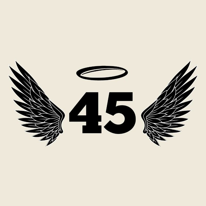 Numéro 45 ange - 45e anniversaire ailes