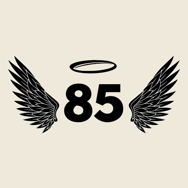 Number 85 Angel - 85th Anniversary Wings