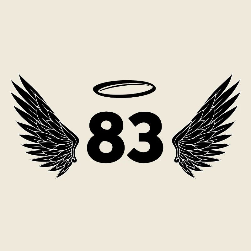 Numéro 83 ange - 83e anniversaire ailes