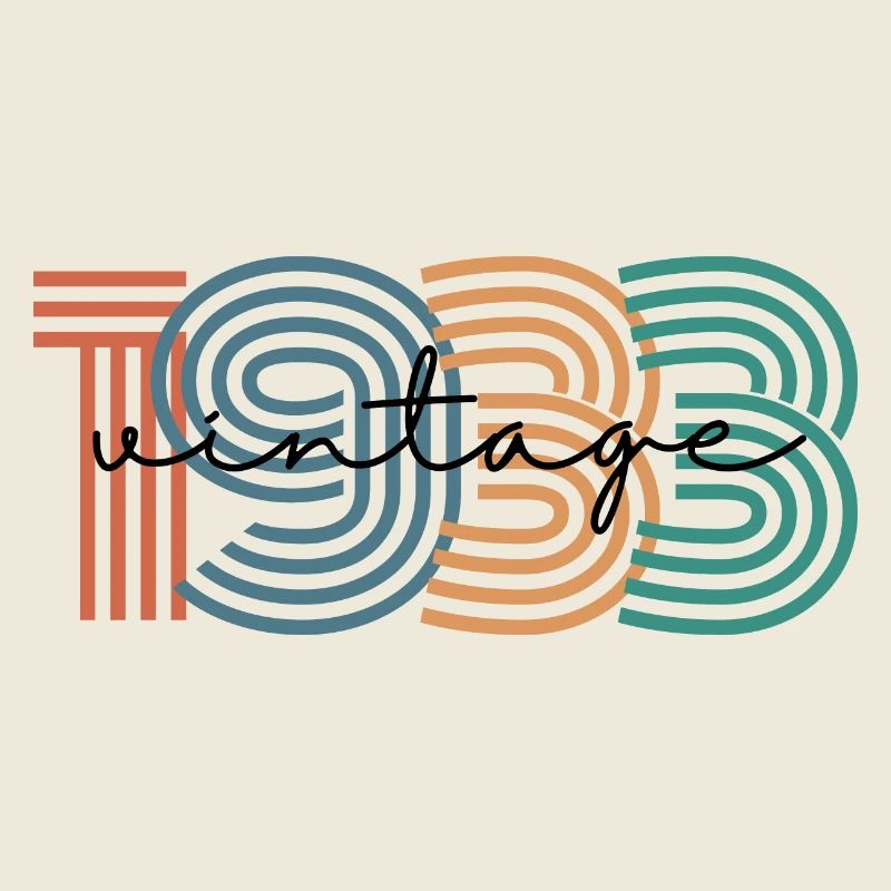1933 Vintage Retro