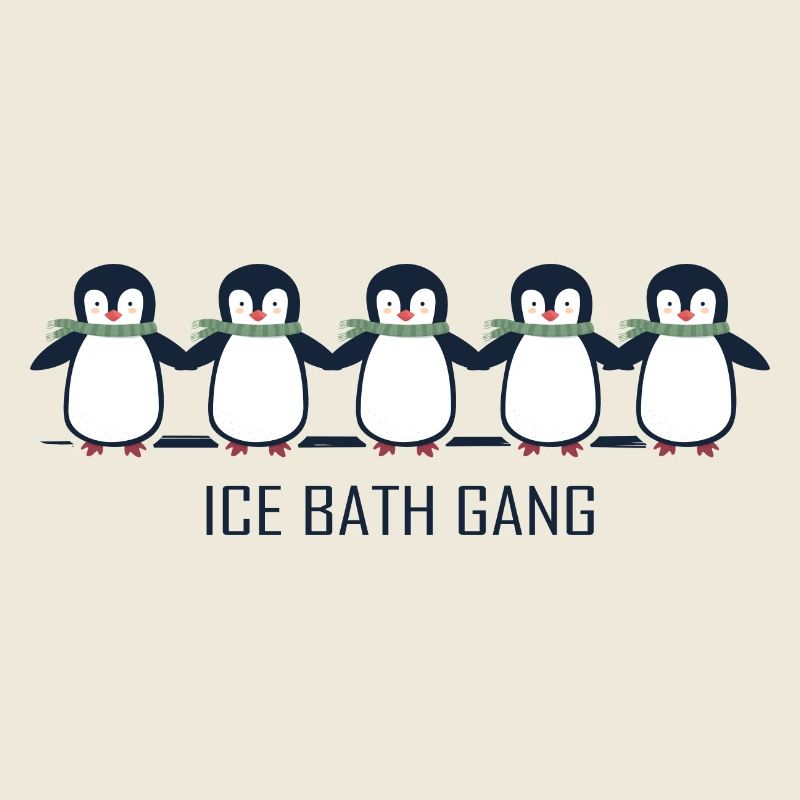 Bains de glace Bains d’hiver Pingouin Bain de glace