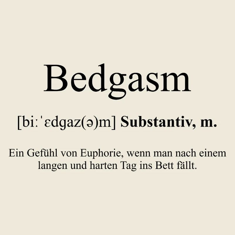 Bedgasm Definition Dictionary