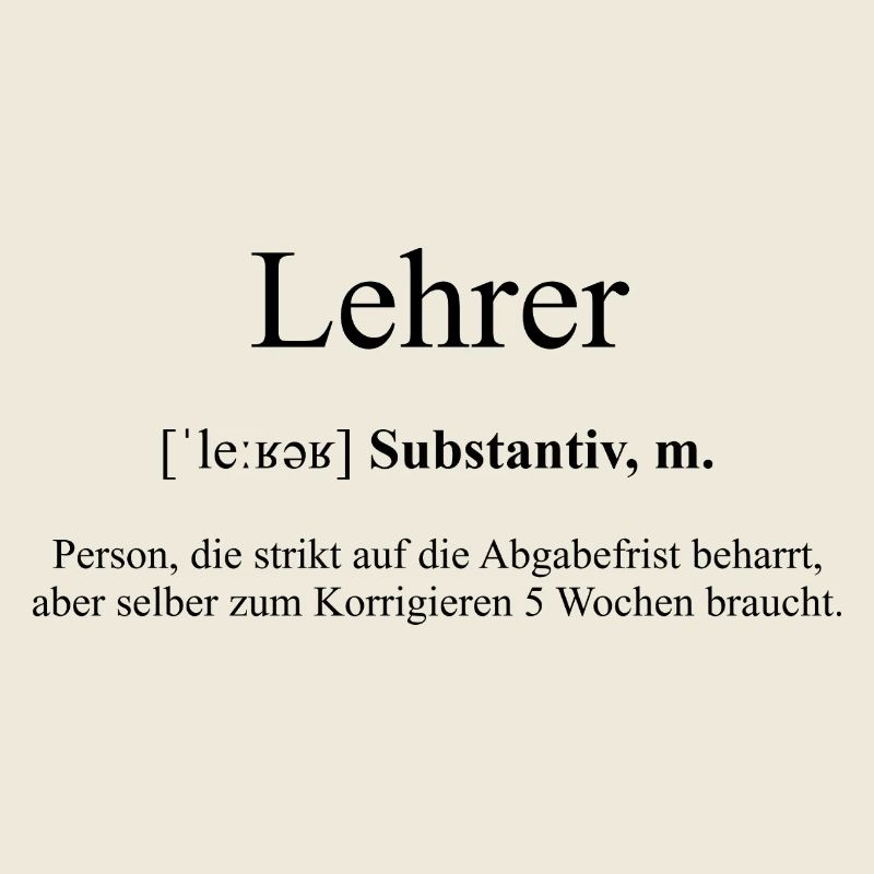 Lehrer Definition Dictionary