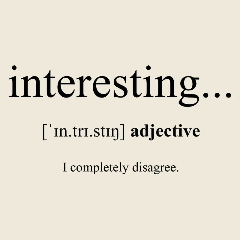 Interesting | interessant Definition Dictionary