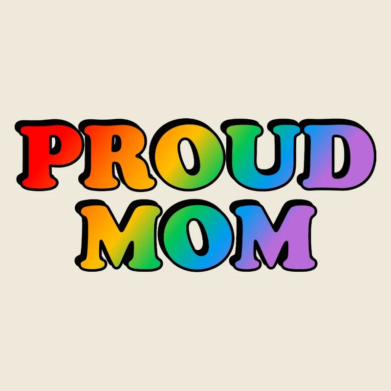 Stolze Mutter LGBTQ Regenbogen LGBT Pride Monat