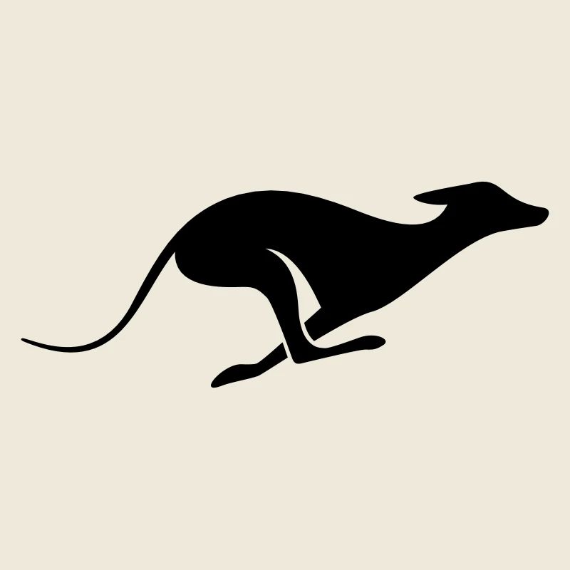Windhund Silhouette – Lévrier, Greyhound Design