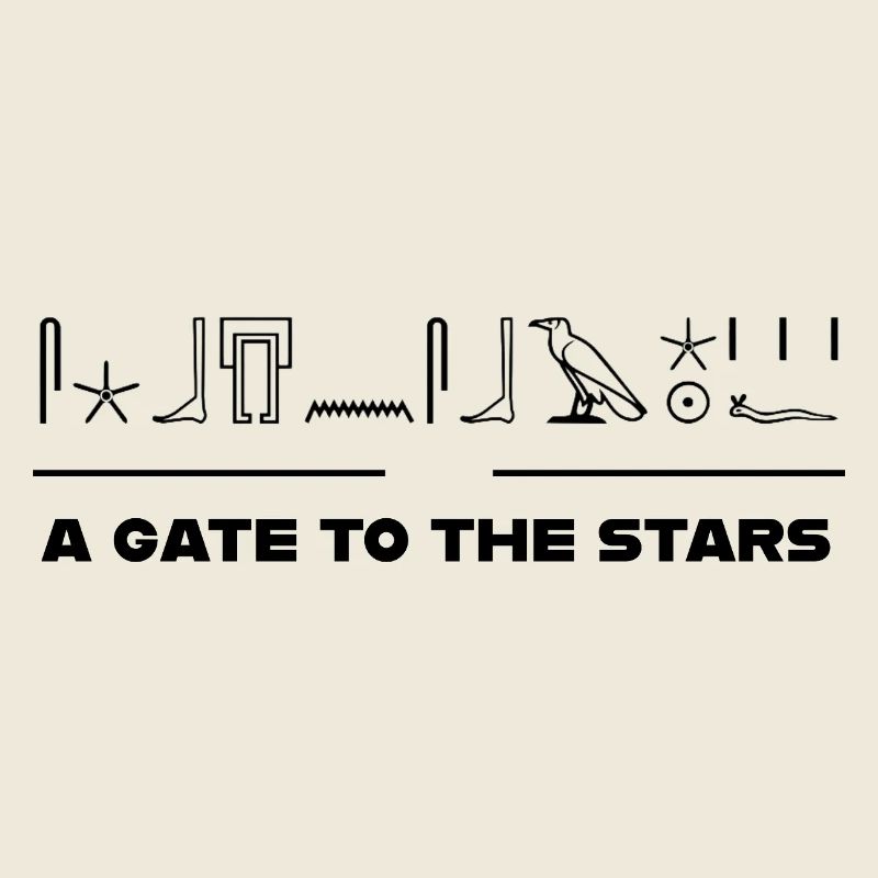 Hieroglyphen Ein Tor zu den Sternen