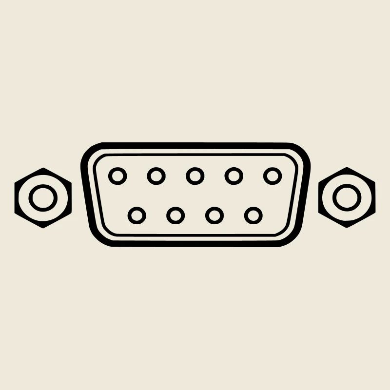 DB 9 Connector, serial connector