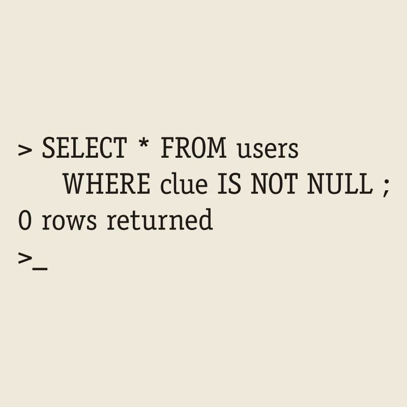 SQL No Clue