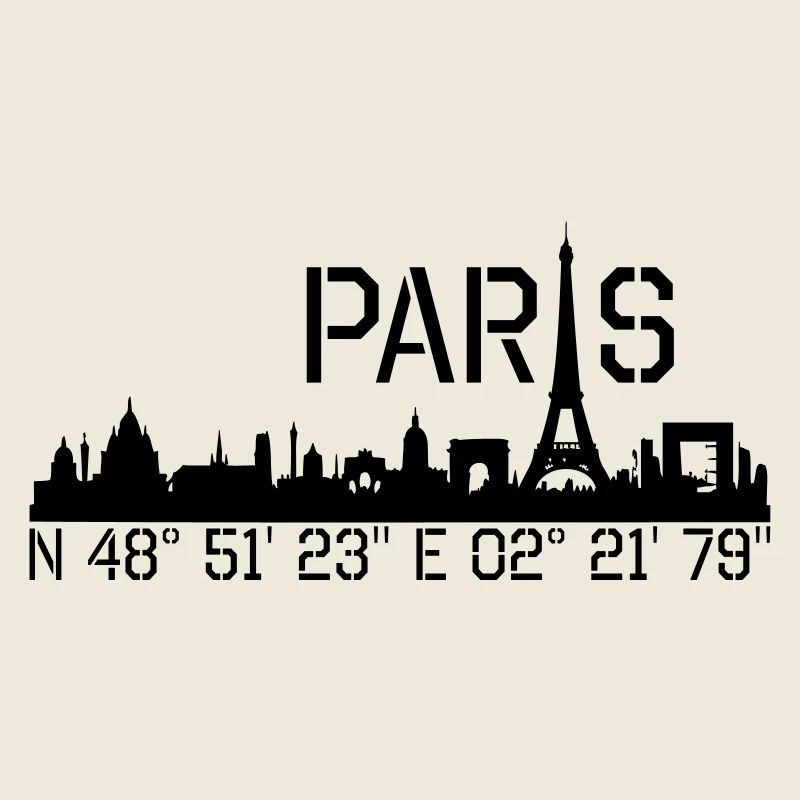 Paris coordonnées N 48 ° 51 '23' 'E 02 ° 21' 79 ''