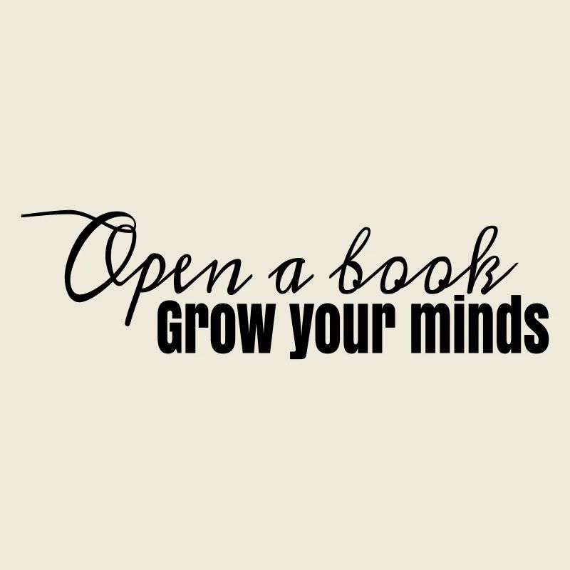 Buchdesign Open A Book, grow your minds