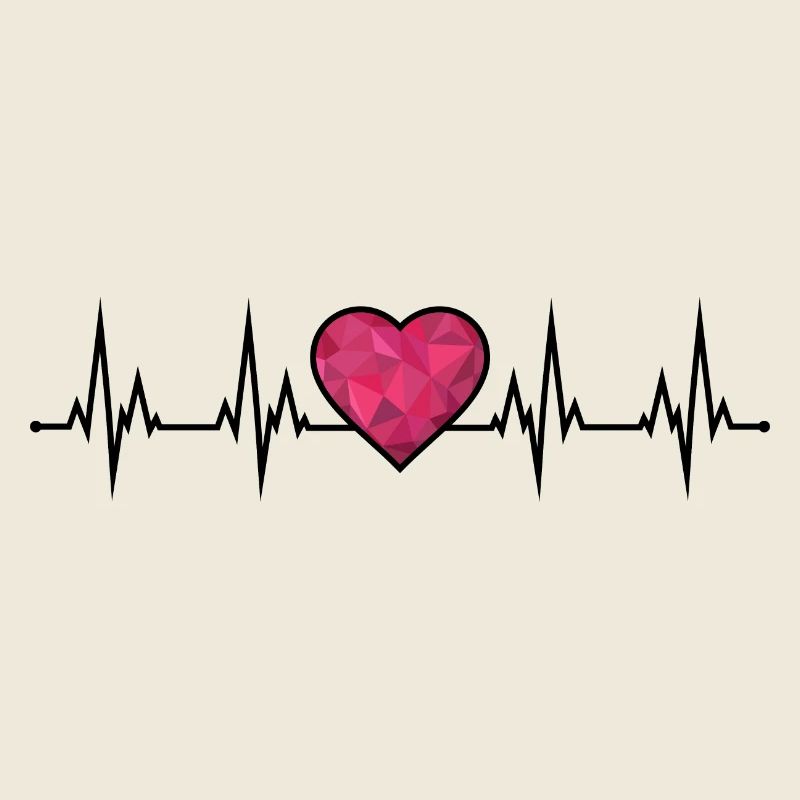 ECG du battement cardiaque