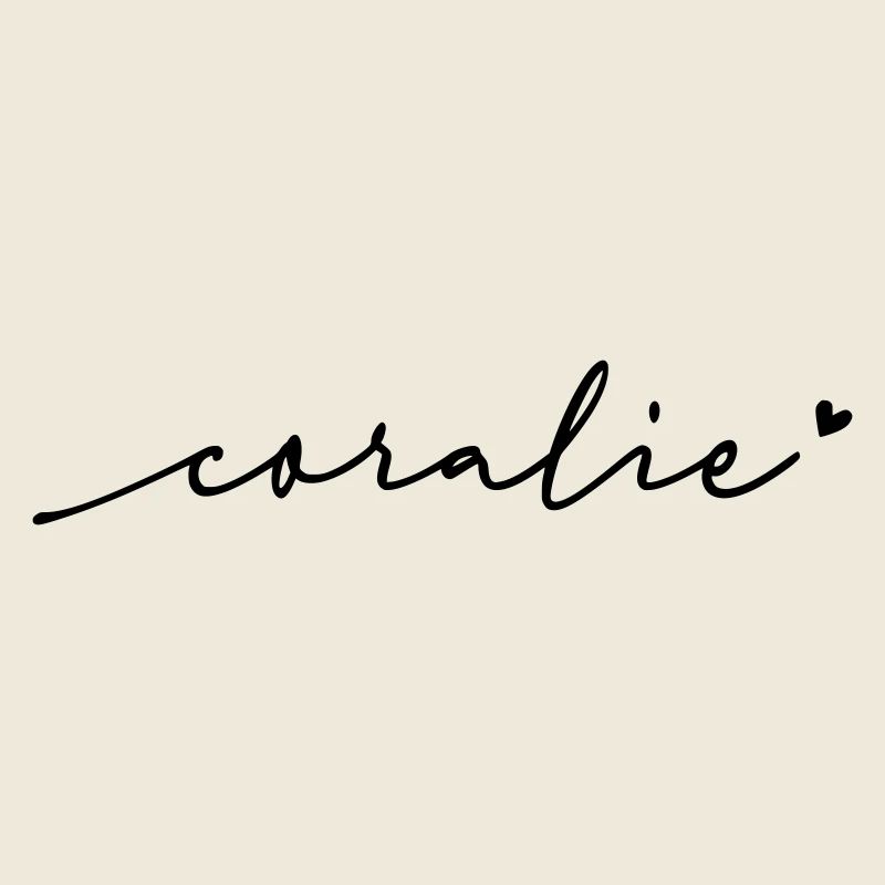 Coralie Nom cursif