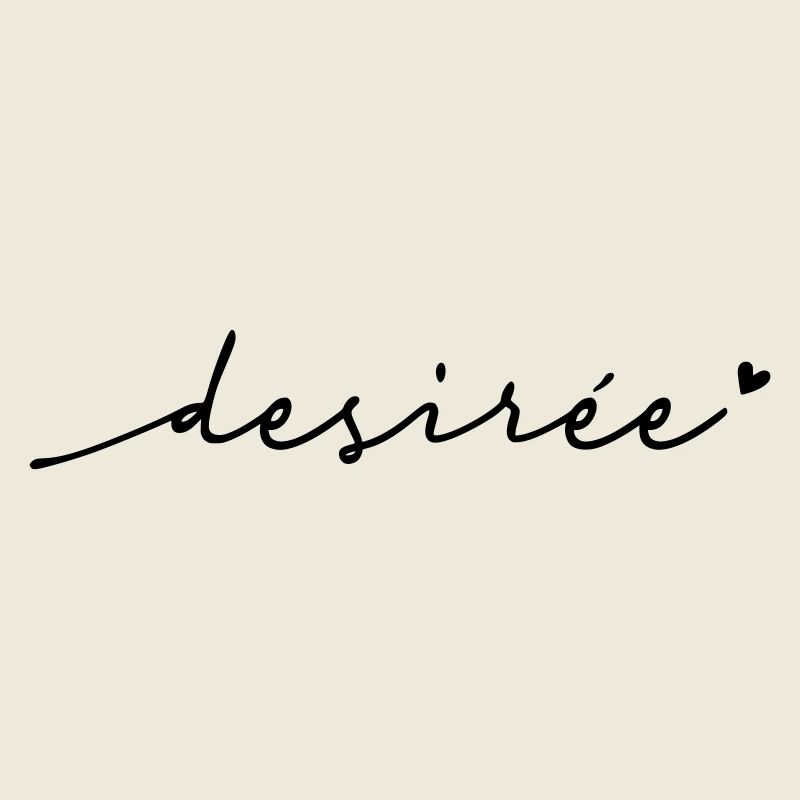 Nom cursif Desirée