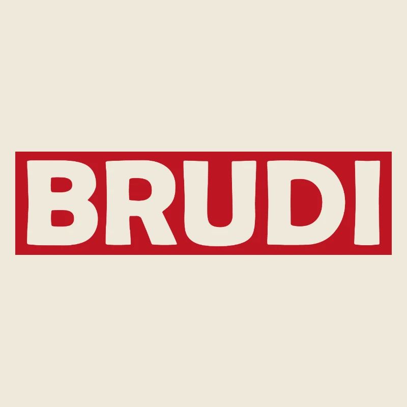 BRUDI Bold Red Logo Tee