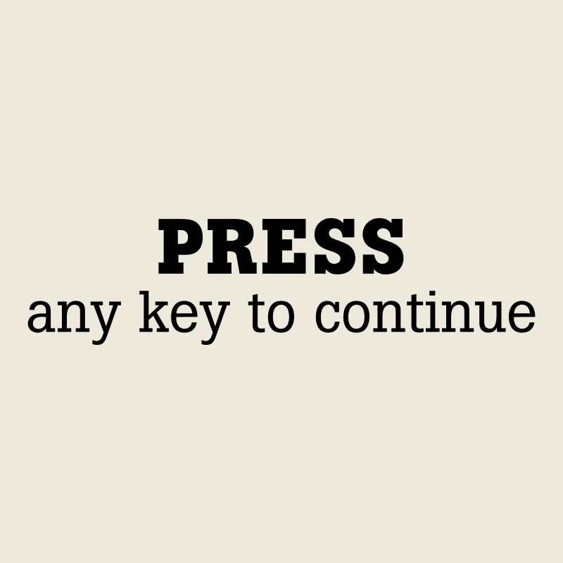 Press any key to continue