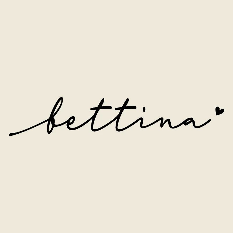 Nom cursif de Bettina