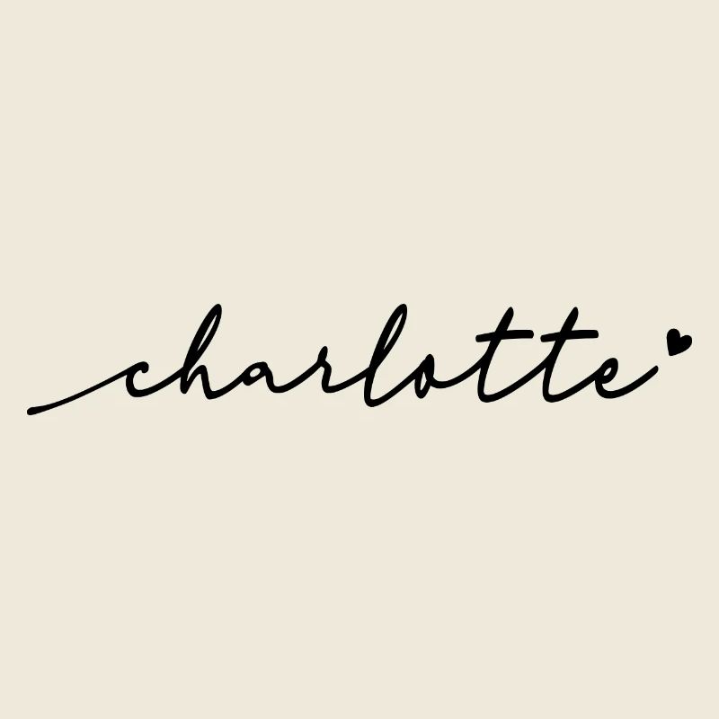 Charlotte Cursive Name