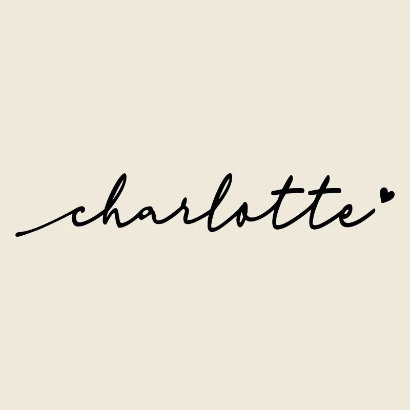 Charlotte Cursive Name