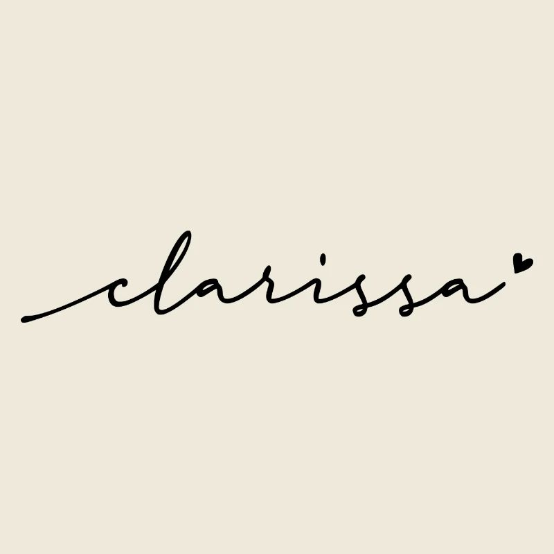 Clarissa Cursive Name