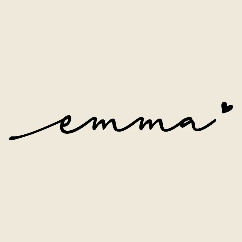 Emma Cursive Name