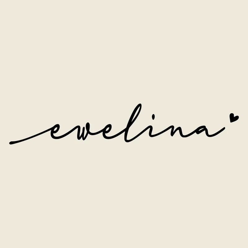Nom cursif Ewelina
