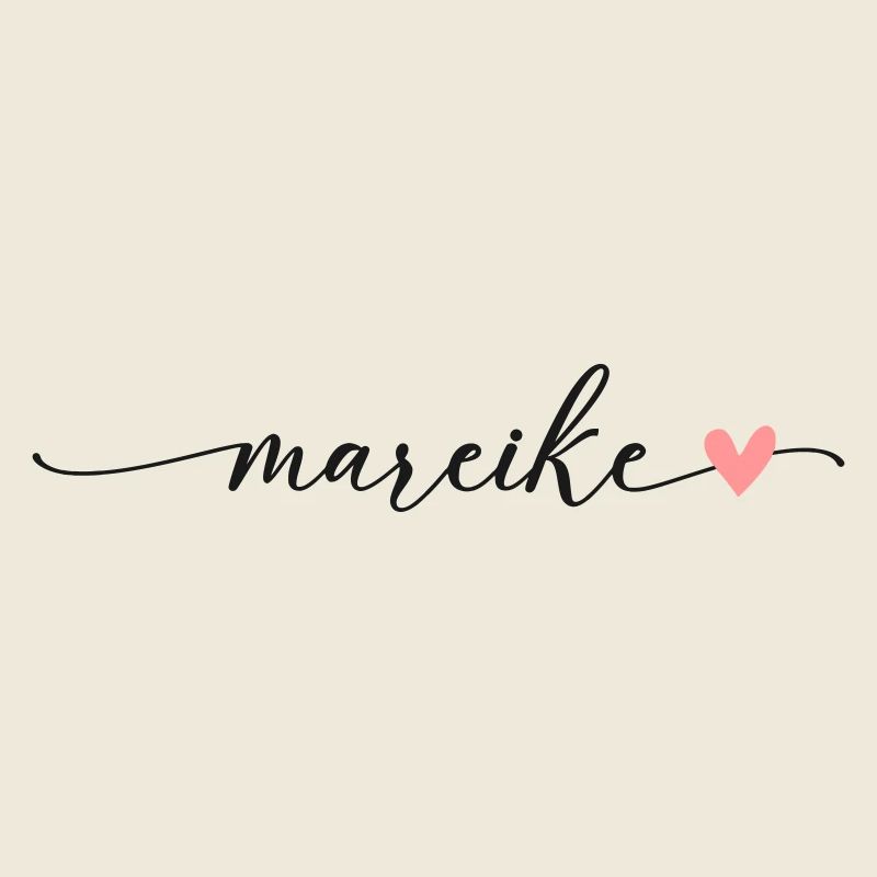Police de calligraphie de nom Mareike