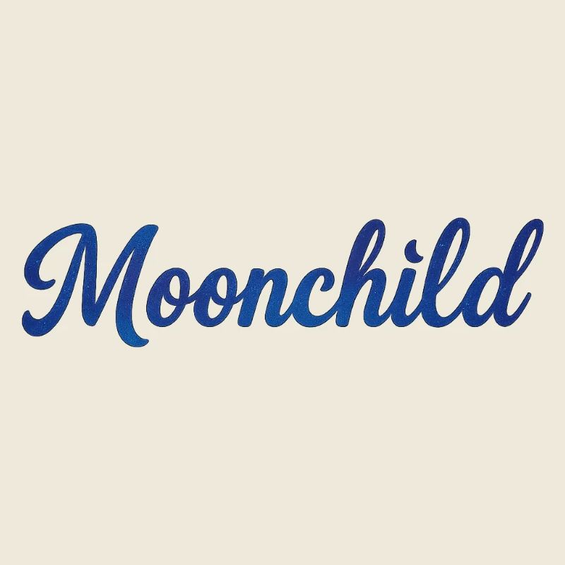 Moonchild Blue Script – Style de nuit