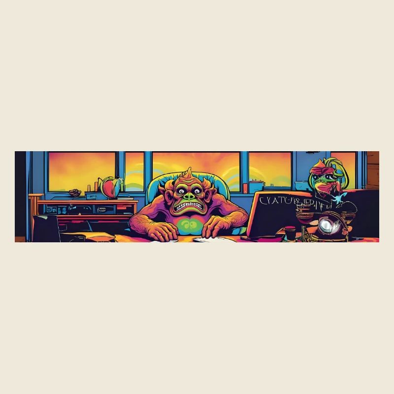 Monster Café Neon