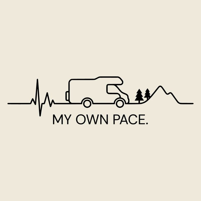 MY OWN PACE.  (ECG - color customizable)