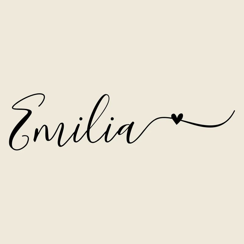 Emilia Name First Name Decorative