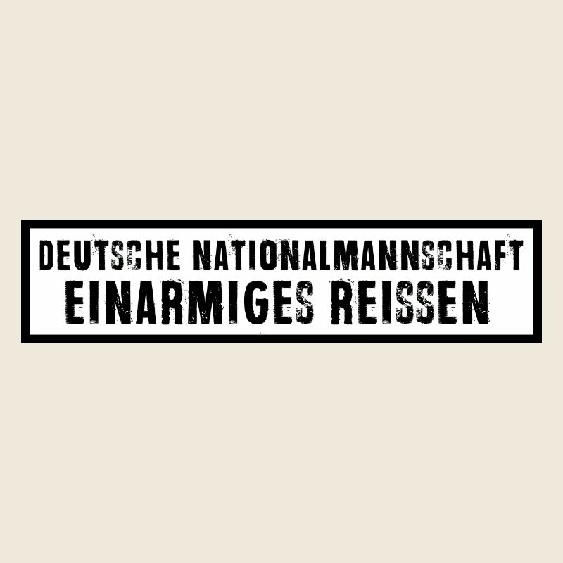 Einarmiges Reißen!