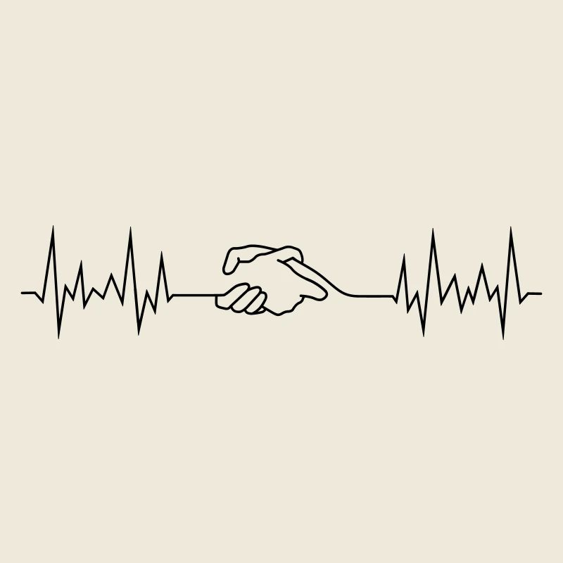 wave peace handshake