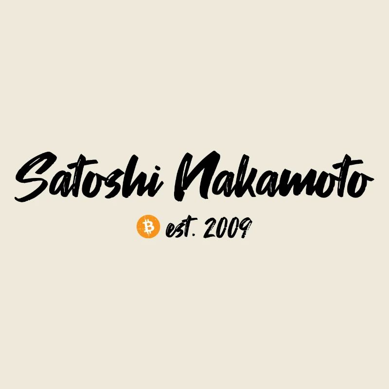 Satoshi Nakamoto est. 2009 Blockchain Bitcoin