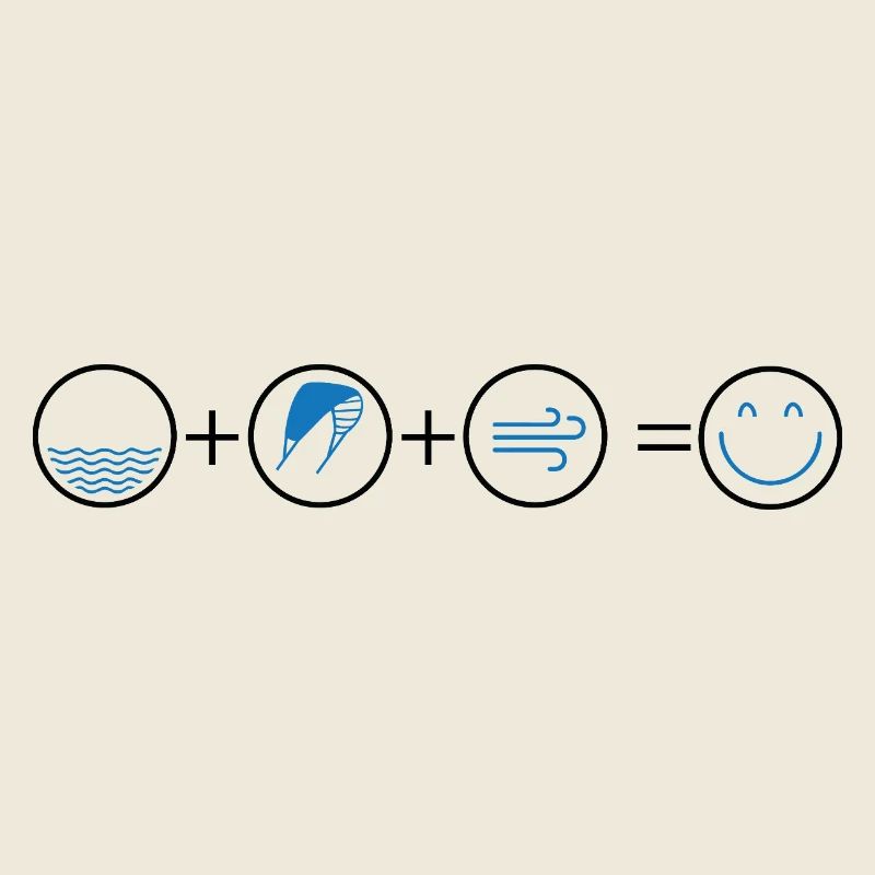 Icons Wasser Wind Kite