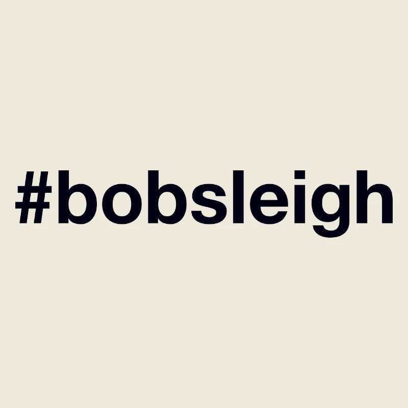 Bobsleigh Bobfahren Hashtag