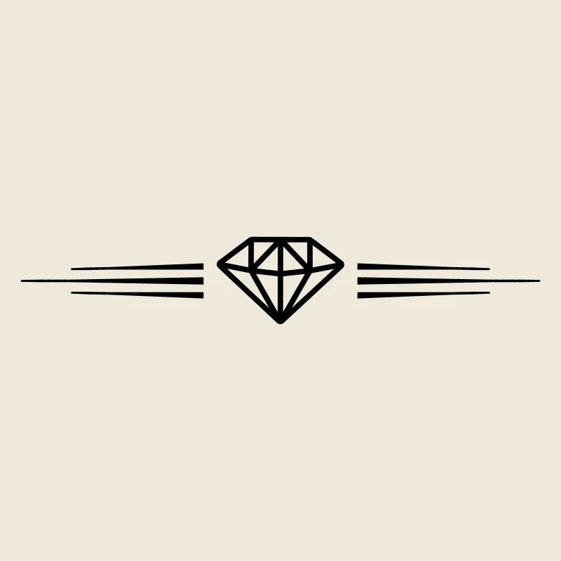 Diamond Symbol Line