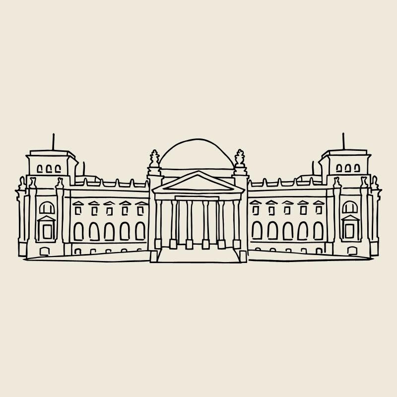 Reichstag building in Berlin