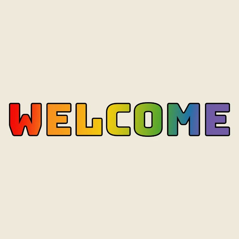 rainbow welcome CSD shirt LGBT lgbtqi queer